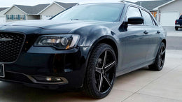 22" Lexani Wheels R-Four Black with CNC Accents Rims