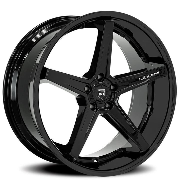 19" Lexani Wheels Savage Gloss Black Rims