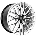 20" Lexani Wheels Valor Custom Gloss White with Black Face Rims