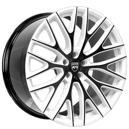 20" Lexani Wheels Valor Custom Gloss White with Black Face Rims