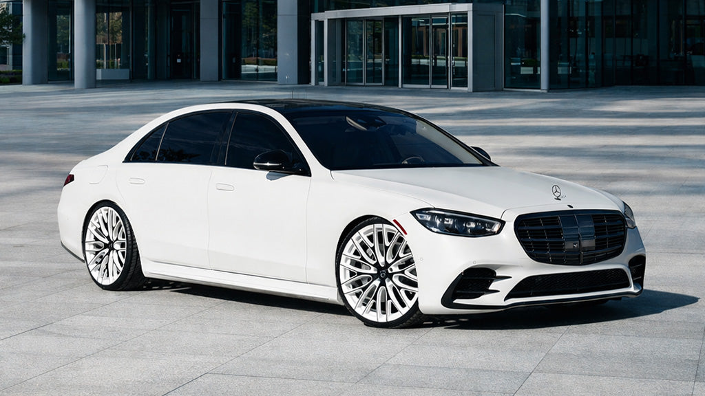 20" Lexani Wheels Valor Custom Gloss White with Black Face Rims