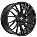 24" Lexani Wheels Velar-XL Gloss Black Machined Tips Rims