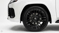 24" Lexani Wheels Velar-XL Gloss Black Machined Tips Rims