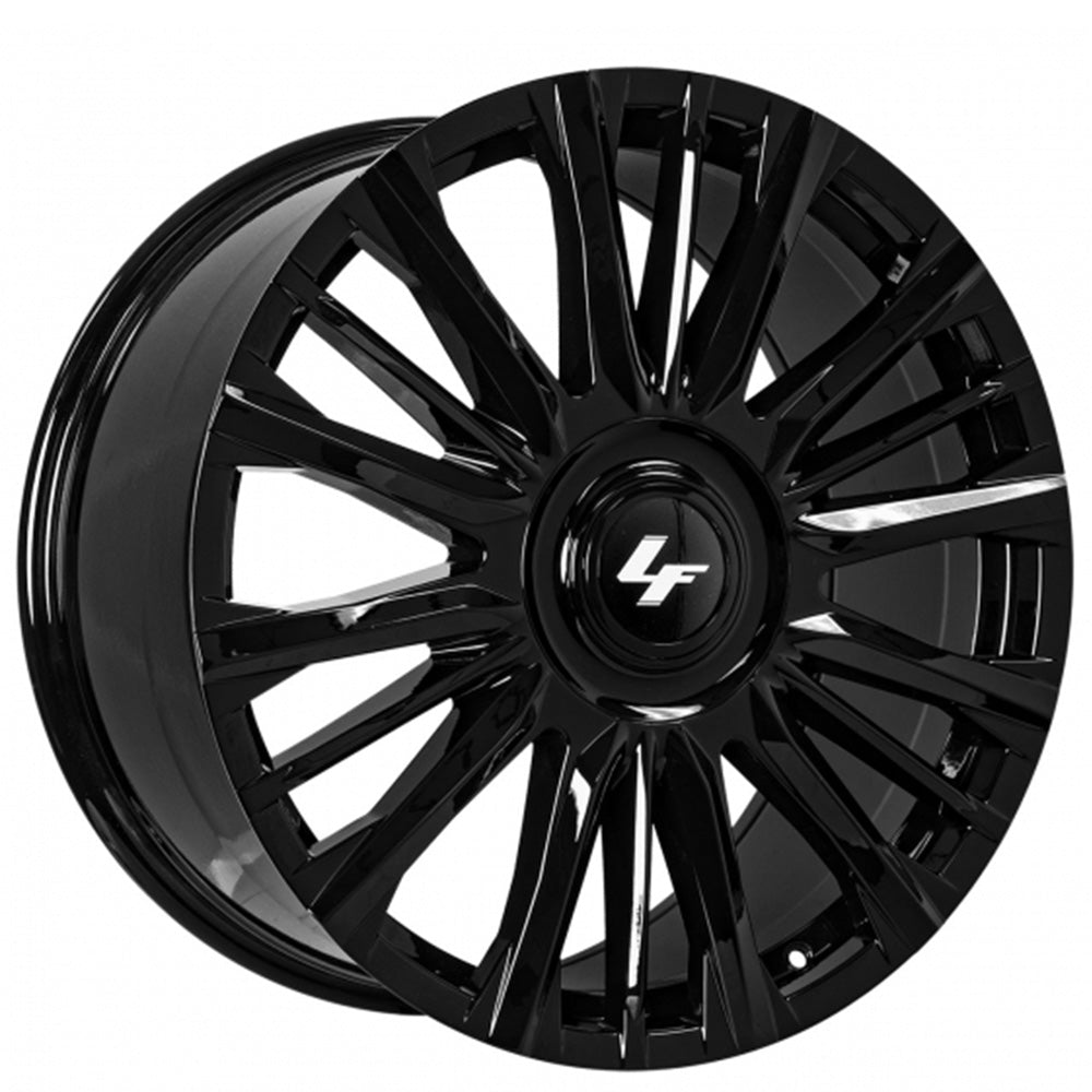 22" Lexani Wheels Laguna-XL Gloss Black Rims
