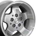 15" Replica JP08 fits Jeep Wrangler Silver