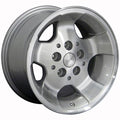 15" Replica JP08 fits Jeep Wrangler Silver