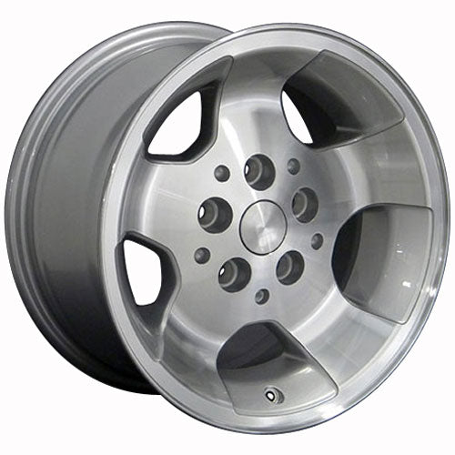 15" Replica JP08 fits Jeep Wrangler Silver
