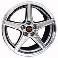 18" Replica FR06B fits Ford Mustang Saleen Chrome