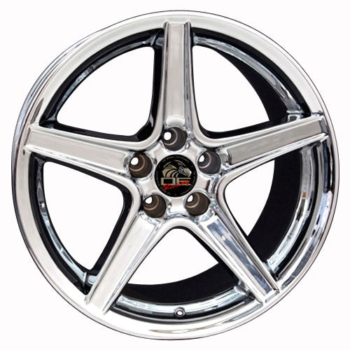 18" Replica FR06B fits Ford Mustang Saleen Chrome
