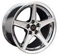 18" Replica FR06B fits Ford Mustang Saleen Chrome