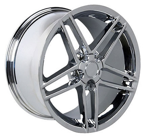 18" Replica CV07A fits Chevrolet Corvette C6 Z06 Chrome