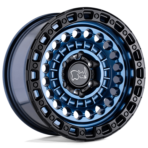 Black Rhino Hard Alloys - SENTINEL 17X8.5 8X170 125 BLUE-BLK +0