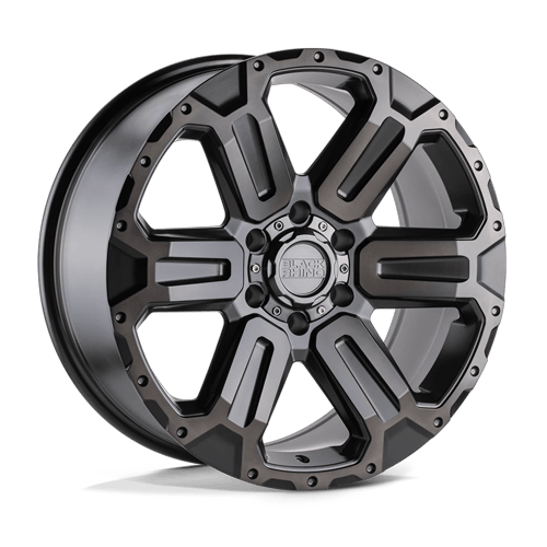 Black Rhino Hard Alloys - BR WANAKA 20X9 6X114 +35 76 M-GNMTL BRSH
