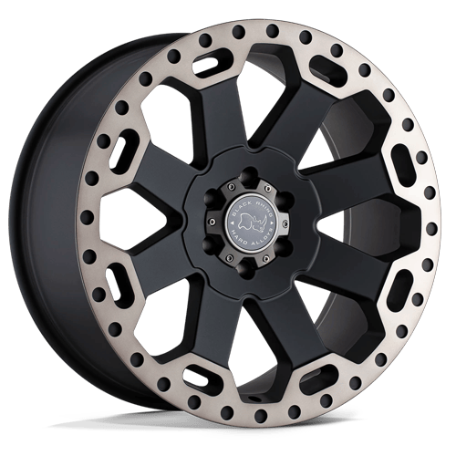 Black Rhino Hard Alloys - BR WARLORD 17X8 5X127 +30 71 M-BLK DDT